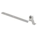 Держатель КЛИК безвинтовое исполнение со свободным креплением круглого проводника на пластине под черепицу L-265. Материал - нержавеющая сталь.