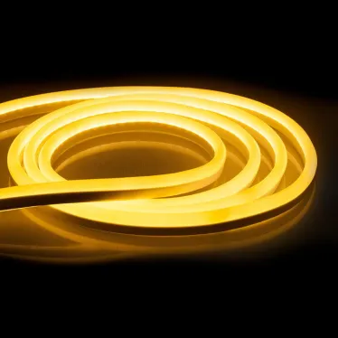 Лента светодиодная LEDх144/м 1м 12w/m 220в IP67 желтый неоновая