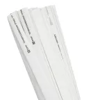 Трубка термоусаживаемая ТУТ нг 12/6 белая в отрезках по 1м PROxima