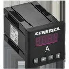 Амперметр цифровой щитовой однофазный 48х48мм LED GENERICA