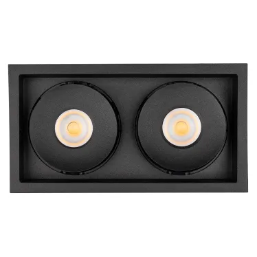 Светильник CL-SIMPLE-S148x80-2x9W Warm3000 (BK, 45 deg) | 028151 | Arlight