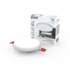 Светильник встраиваемый downlight Elementary Adjustable Frameless FL круг 9W, 800lm, 4000K, Ø85mm, монтаж 55-75, 1/100 | 9034460209 | Gauss
