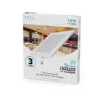 Светильник светодиодный встраиваемый ультратонкий квадратный IP20 15W 4100K | 940111215 | Gauss