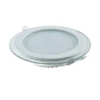 Светильник светодиодный встраиваемый круглый с декоративным стеклом 18W 4000K 1/20 | 947111218 | Gauss