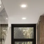 Светильник светодиодный встраиваемый круглый с декоративным стеклом 18W 4000K 1/20 | 947111218 | Gauss