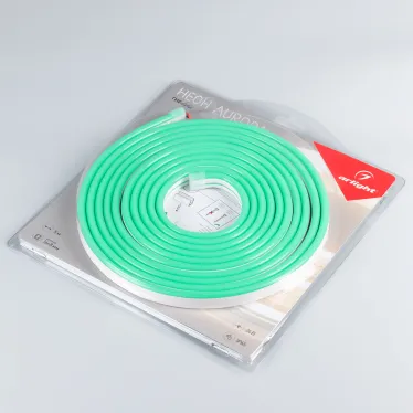 Светодиодная лента герметичная AURORA-PS-A120-16x8mm 24V Green (10 W/m, IP65, 2835, 5m) (Arlight, Силикон) | 036692 | Arlight