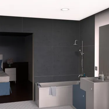 Светильник встраиваемый downlight Elementary круг 7,5W 620lm 4000K 185-250V IP54 95*45 монтаж белый LED 1/40 | 999420207 | Gauss