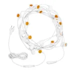 Белт-Лайт 10 м, белый каучук, шаг 50 см, 20 патронов, IP44 | 331-332 | NEON-NIGHT