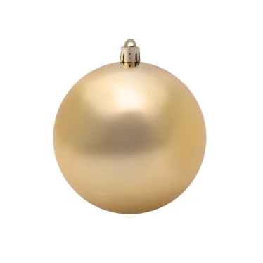 Елочная фигура "Полосатый шар", 20 см, цвет золотой | 502-071 | NEON-NIGHT