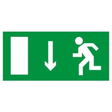 Пиктограмма (Наклейка) ПЭУ 091/092 Указатель двери лево/правосторонний (260х130) РС-M /комплект, 2шт./ для MIZAR | 2502002870 | Световые Технологии