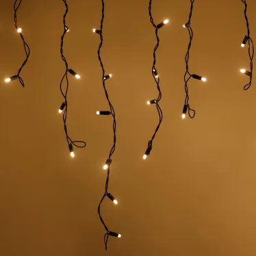 Светодиодная гирлянда ARD-EDGE-CLASSIC-2400x600-BLACK-88LED-STD WARM (230V, 6W) | 026013 | Arlight