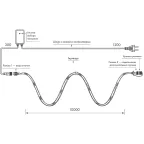 Светодиодная гирлянда ARD-STRING-HOME-10000-WHITE-99LED-RUN WARM (230V, 10.5W) | 025920 | Arlight