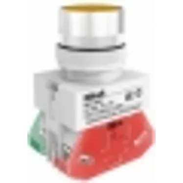 Выключатель кнопочный ВK-22 ABLF диам. 22мм желтый 220В