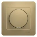 GLOSSA Диммер поворотный в сборе 300Вт титан