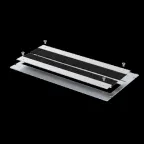 Пластина со щетками шириной 600, глубиной 210мм