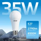 Лампа светодиодная LED 35 Вт 2790 лм 6500К А70 груша холодный E27 AC 220В Elementary Gauss