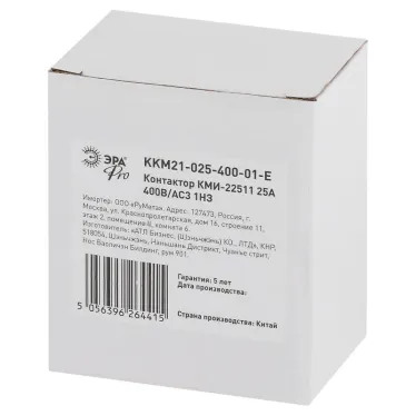 Контактор КМИ-22511 25А 400В/АС3 1НЗ PRO