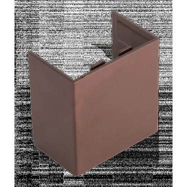 Соединитель (20х10) (4 шт) Plast под темное дерево