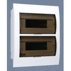 Щит распределительный встраиваемый ЩРВ-П-24 IP41 пластиковый прозрачная дверь