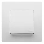ETIKA Переключатель IP44 белый 10АХ