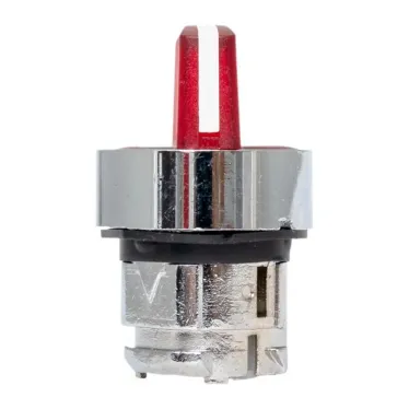 Механизм переключателя исполнительный ХB4 красный на 2 положения возвратный без фиксации с подсветкой с короткой ручкой PROxima