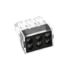 Клемма строительно-монтажная СМК модель 106 6 отверстий 1.0-2.5мм.кв