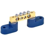 Шина N ноль на двух угловых изоляторах ШНИ-6х9-4-У2-С