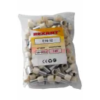 Наконечник штыревой втулочный изолир F-12 мм 16 кв мм (НШВи 16-12), REXANT