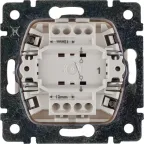 Выключатель одноклавишный, в рамку, слоновая кость