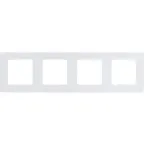Рамка 4 поста INSPIRIA белая
