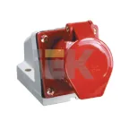 Розетка кабельная 32А 3Р+PE IР44 на поверхность 380 В 124