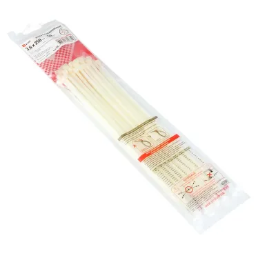 Хомут P6.6 стандартный белый 3.6x250 (100шт) FlexLock PROxima