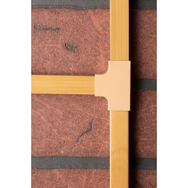 Угол T-образный (15х10) (4 шт) Plast PROxima под светлое дерево