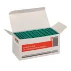 Шина 0 PE (6х9мм) 8 отверстий латунь зеленый изолированный корпус на DIN-рейку PROxima