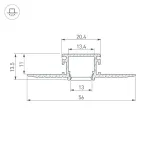 Профиль PDS-F-HIDE-2000 (ARL, Алюминий)