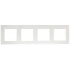 Рамка 4 поста, белый