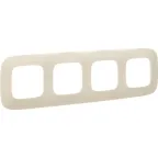 Valena ALLURE Рамка 4 поста слоновая кость универсальная