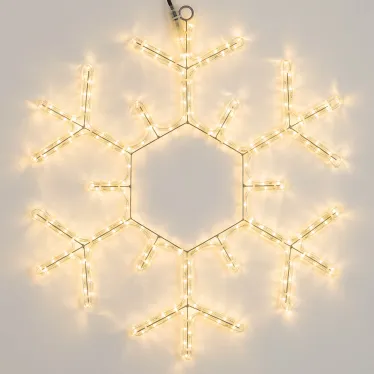 Фигура ARD-SNOWFLAKE-M5-600x600-360LED Warm (230V, 20W) (Ardecoled, IP65) | 034253 | Arlight