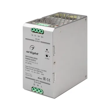 Блок питания ARV-DRP240-24-B (24V, 10A, 240W, PFC) (Arlight, IP20 Металл, 5 лет) | 037155 | Arlight