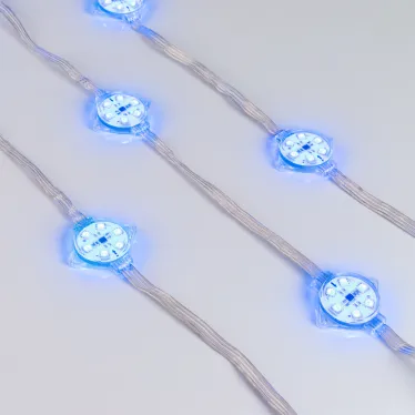 Модуль управляемый VISOR-SPI-5060-6-24V RGB 120deg (D40x12mm, 1.5W, IP68) | 029379 | Arlight