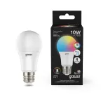 Лампа светодиодная A60 10W E27 RGBW+димирование LED 1/50 | 102102410 | Gauss
