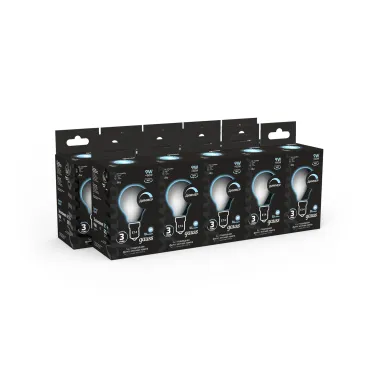 Лампа светодиодная Filament Шар 9W 610lm 4100К Е14 milky диммируемая LED 1/10/50 | 105201209-D | Gauss