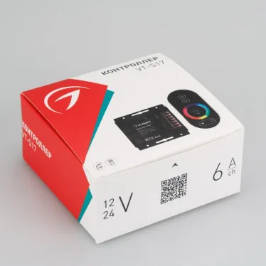 Контроллер VT-S17-4x6A (12-24V, ПДУ Овал, RF) (ARL, IP20 Металл, 2 года)