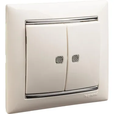 VALENA Рамка 1 пост жемчужная