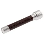 Фонарик карманный на батарейках 3хАА, экокожа, 2 режима, подарочная упаковка MB-903 Авиатор