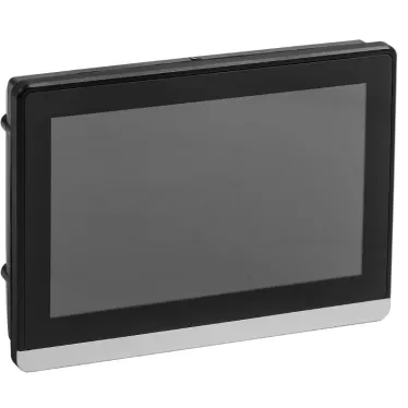 Панель оператора общепром. 7' емкостный экран, черная. Корпус: металл, 1хEthernet, 2хRS485/232, 2xUSB, 24В DC