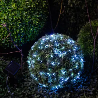 Гирлянда садовая ERASF22-17 Нить на солнечной батарее, холодный свет 21,9 м