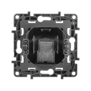 ETIKA Розетка телевизионная TV оконечная белая