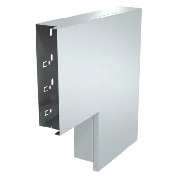 Плоский угол с крышкой кабельного канала LKM 60x200 мм (сталь)