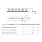 Профиль перфорированный L-образный 50х50х1000мм